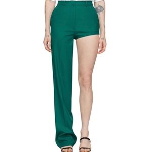 Pushbutton Green One-Leg Trousers
